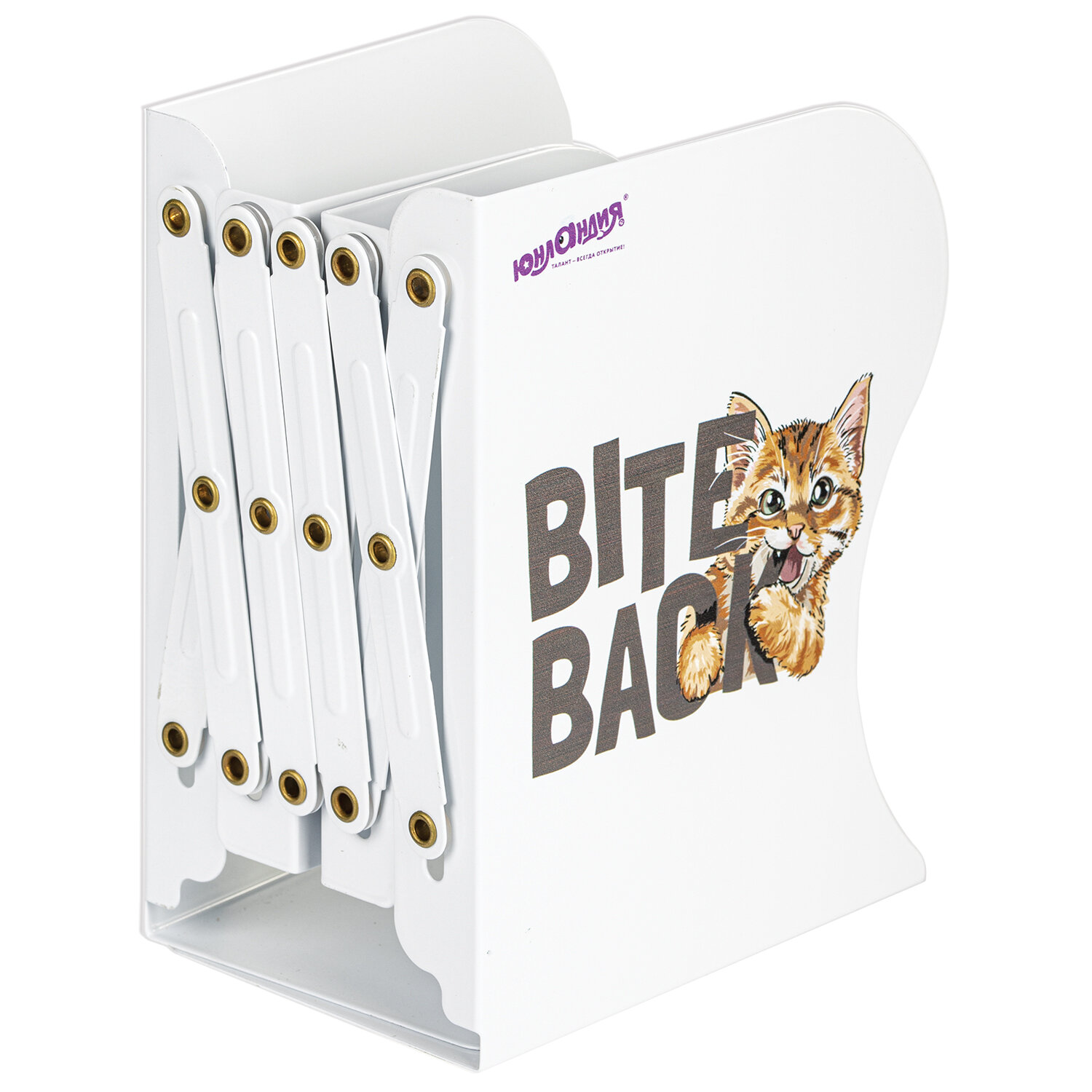 

Подставка ЮНЛАНДИЯ Bite Back, 1 отделение, металл, белый (237890), Bite Back