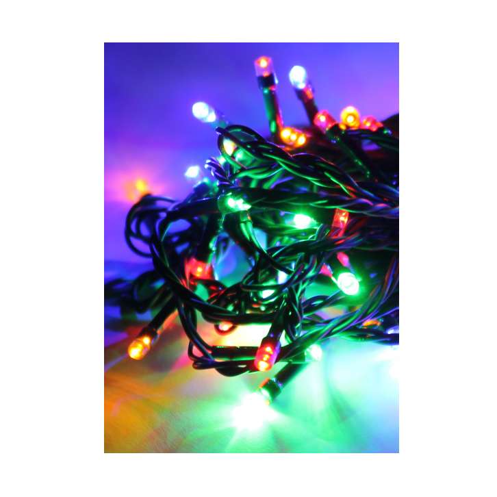 Гирлянда КОСМОС светодиодная, ламп: 140шт., 12.8м, от сети, разноцветный (KOC_GIR140LED_RGB)