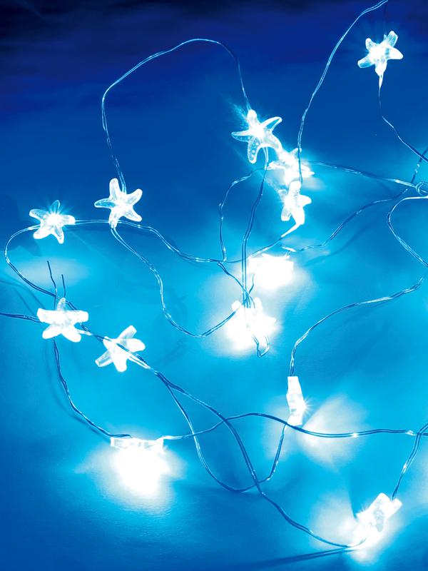 Гирлянда КОСМОС светодиодная, ламп: 20шт., 2м, от батареек, синий (KOCNL-EL114_blue)
