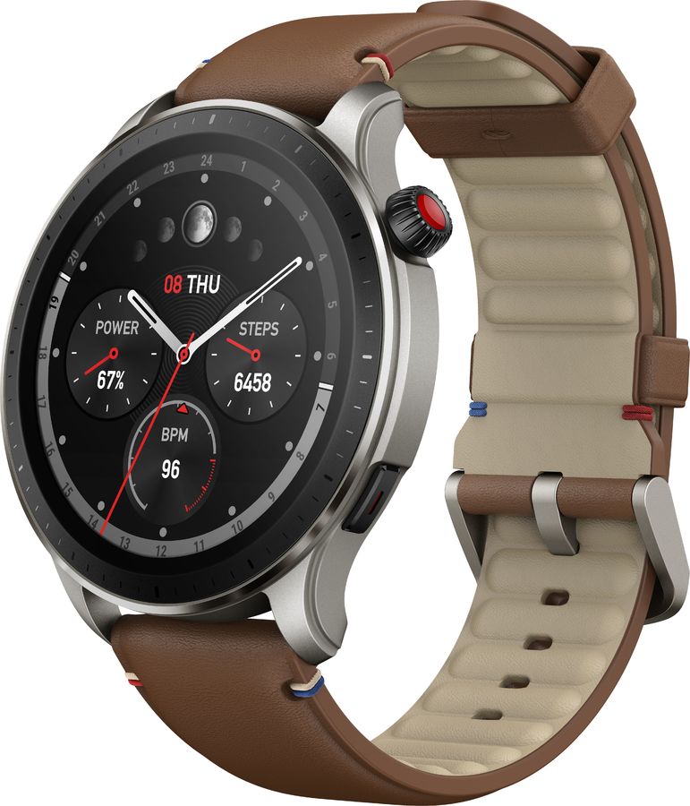 

Смарт-часы Amazfit GTR 4, 1.43" Amoled, коричневый (6972596105725), GTR 4
