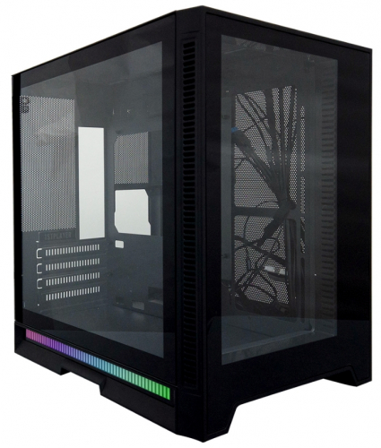 Корпус 1STPLAYER STEAM PUNK SP6 mATX Mini-Tower 2xUSB 30 черный без БП SP6-G-BK 532500₽