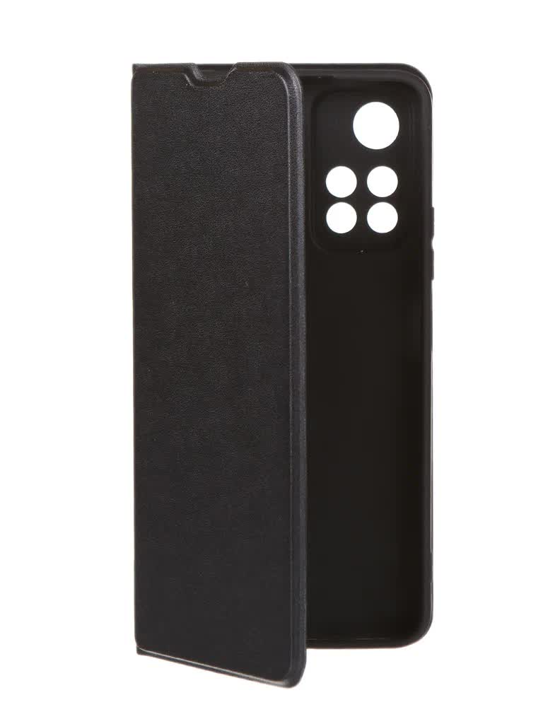 

Чехол-книжка Red Line с застежкой на магнитах для смартфона Xiaomi Redmi Note 11 Pro, полиуретан, черный (УТ000029589)