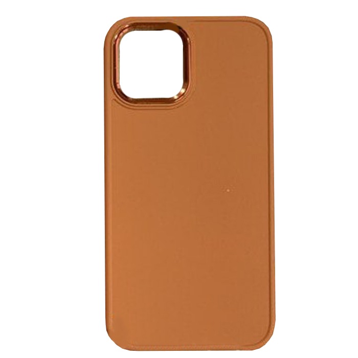

Чехол для смартфона Apple iPhone 12/12 Pro, силикон, оранжевый (210150)