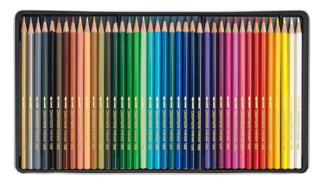 

Набор цветных карандашей Carandache Fancolor, шестигранные, 40 шт., заточенные (1288.340)