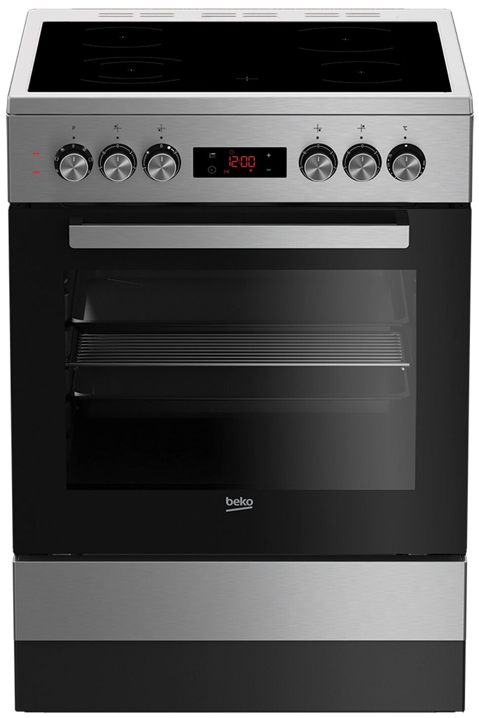 Плита электрическая Beko FSE67310GX, серебристый