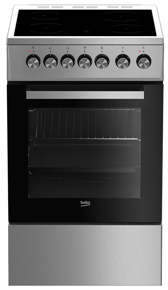 Плита электрическая Beko FSS57100GX, нержавеющая сталь