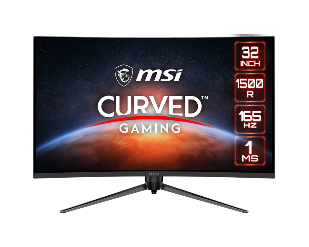 

Монитор 31.5" MSI AG321CQR VA, изогнутый, 2560x1440 (16:9), 250кд/м2, 165Hz, 1мс, 178°/178°, FreeSync Premium, HDMI, DisplayPort, USB-Hub, черный (9S6-3DB45H-014), AG321CQR