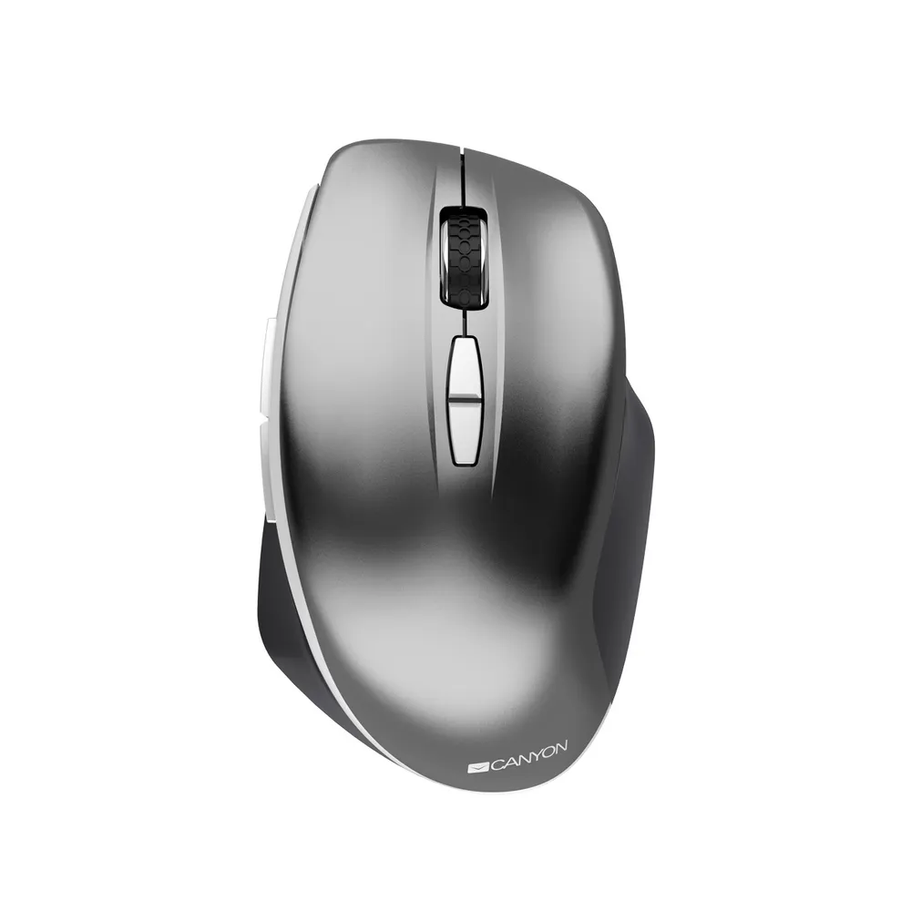 

Мышь беспроводная Canyon CNS-CMSW21DG, 1600dpi, оптическая светодиодная, USB/Радиоканал, серый (CNS-CMSW21DG), CNS-CMSW21DG