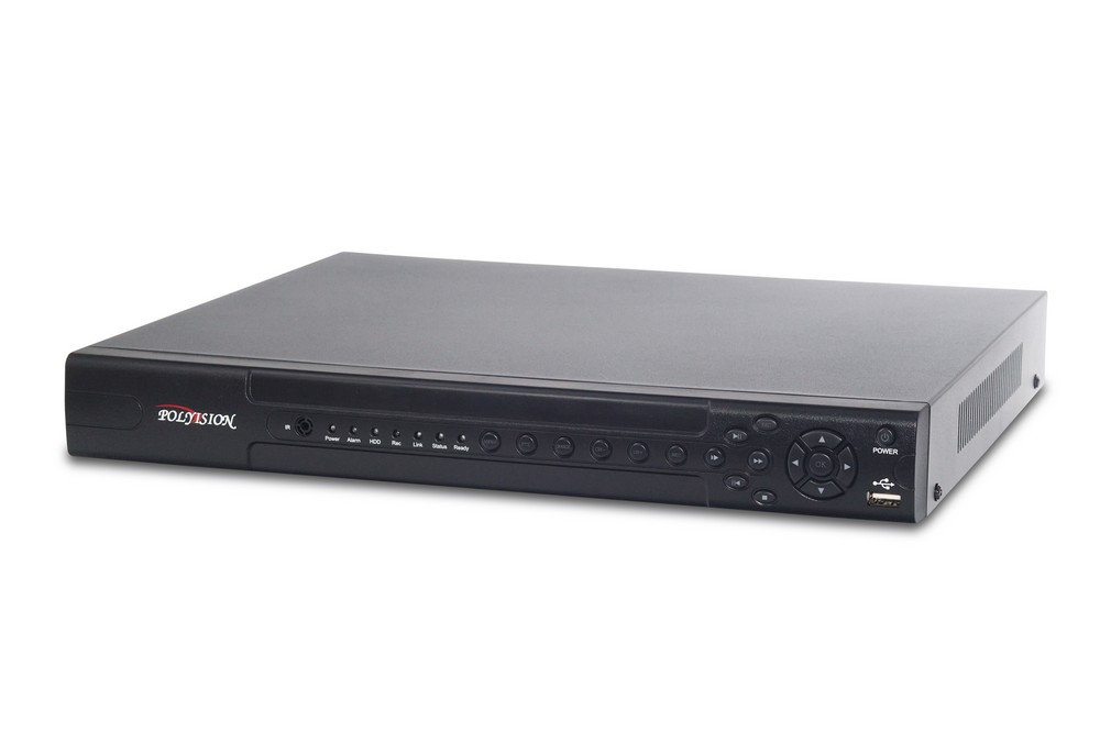 

Гибридный видеорегистратор (XVR/HVR) Polyvision PVDR-87-16F2, каналов: 16, до 16кадров/с, отсеков HDD: 2, AHD/TVI/CVI/CVBS/IP (PVDR-87-16F2), PVDR-87-16F2