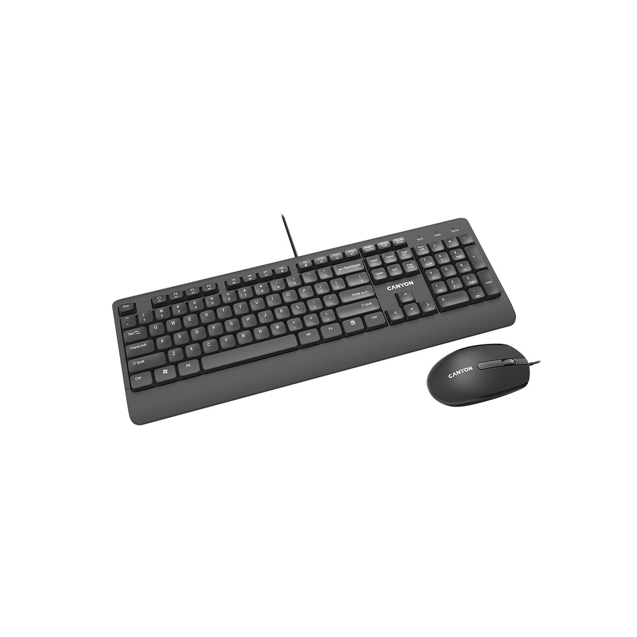 

Клавиатура + мышь Canyon CNE-CSET4-RU, USB, черный (CNE-CSET4-RU), CNE-CSET4-RU
