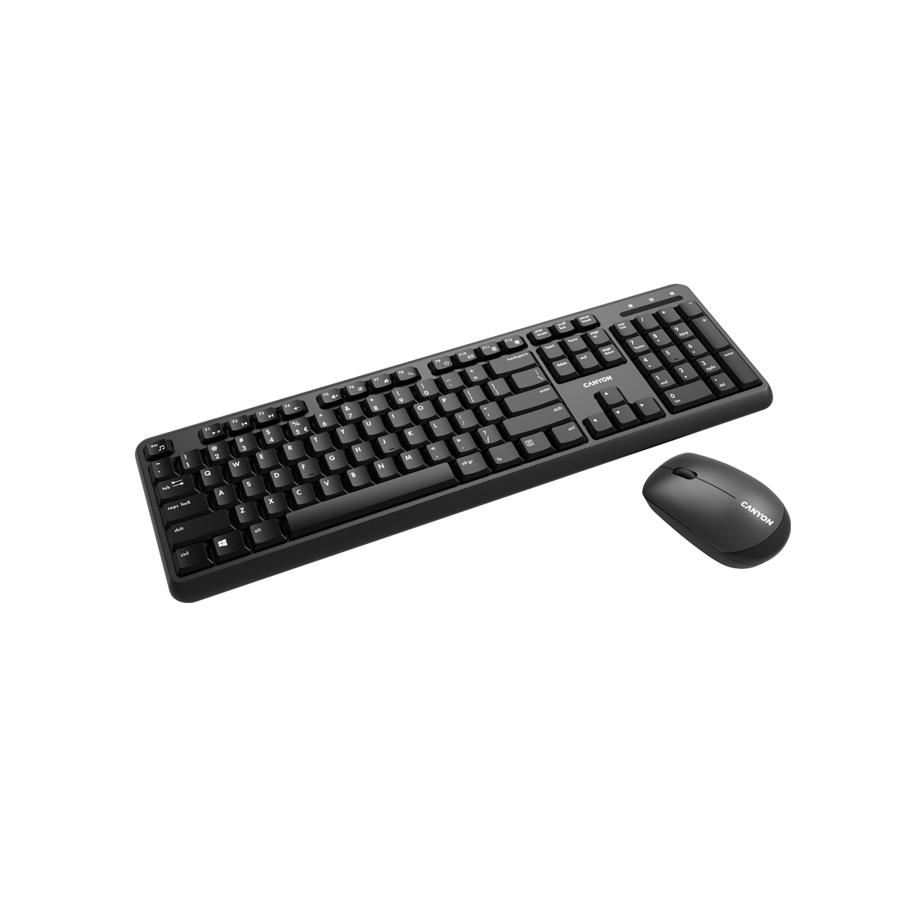 

Клавиатура + мышь Canyon CNS-HSETW02-RU, беспроводная, USB, чёрный (CNS-HSETW02-RU), Черный, CNS-HSETW02-RU