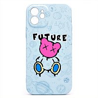 

Чехол-накладка Luxo Creative для смартфона Apple iPhone 12, синяя (209396)