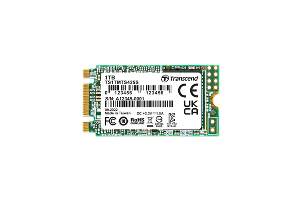 Твердотельный накопитель (SSD) Transcend 250Gb 425S, 2242, SATA3 (TS250GMTS425S) Retail - фото 1