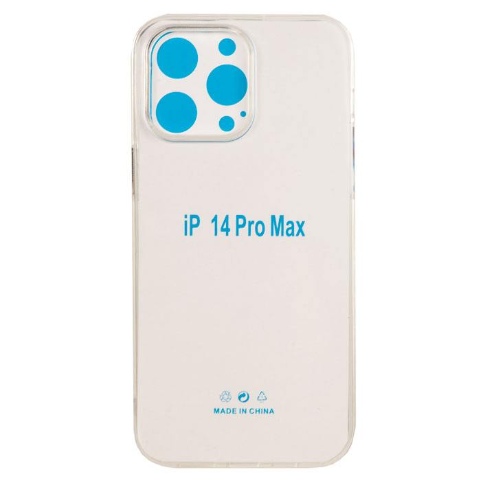 Чехол Clear Case для смартфона Apple iPhone 14 Pro Max, силикон, прозрачный (271729)