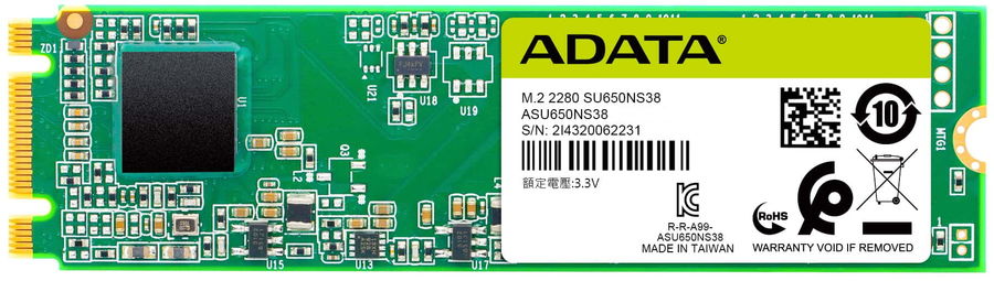 

Твердотельный накопитель (SSD) ADATA 240Gb Ultimate SU650, 2280, M.2 (ASU650NS38-240GT-B) Bulk (OEM)