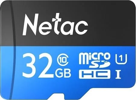 Карта памяти 32Gb microSD Netac ECO Class 10 UHS-I A1 + адаптер (NT02P500ECO-032G-R)