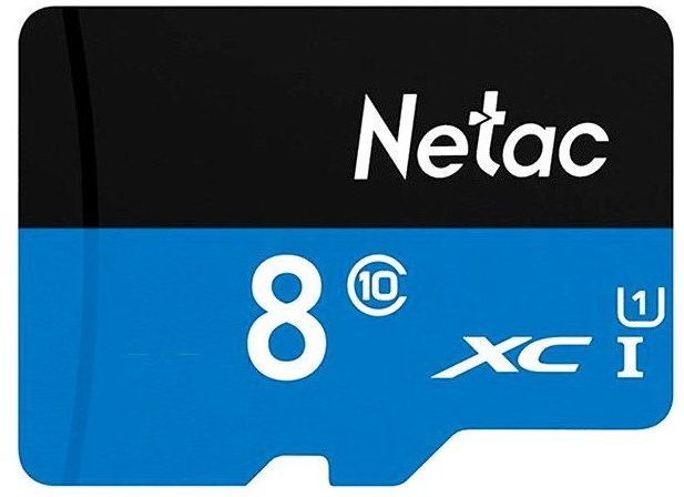 Карта памяти 8Gb microSD Netac ECO Class 10 UHS-I A1 (NT02P500ECO-008G-S)