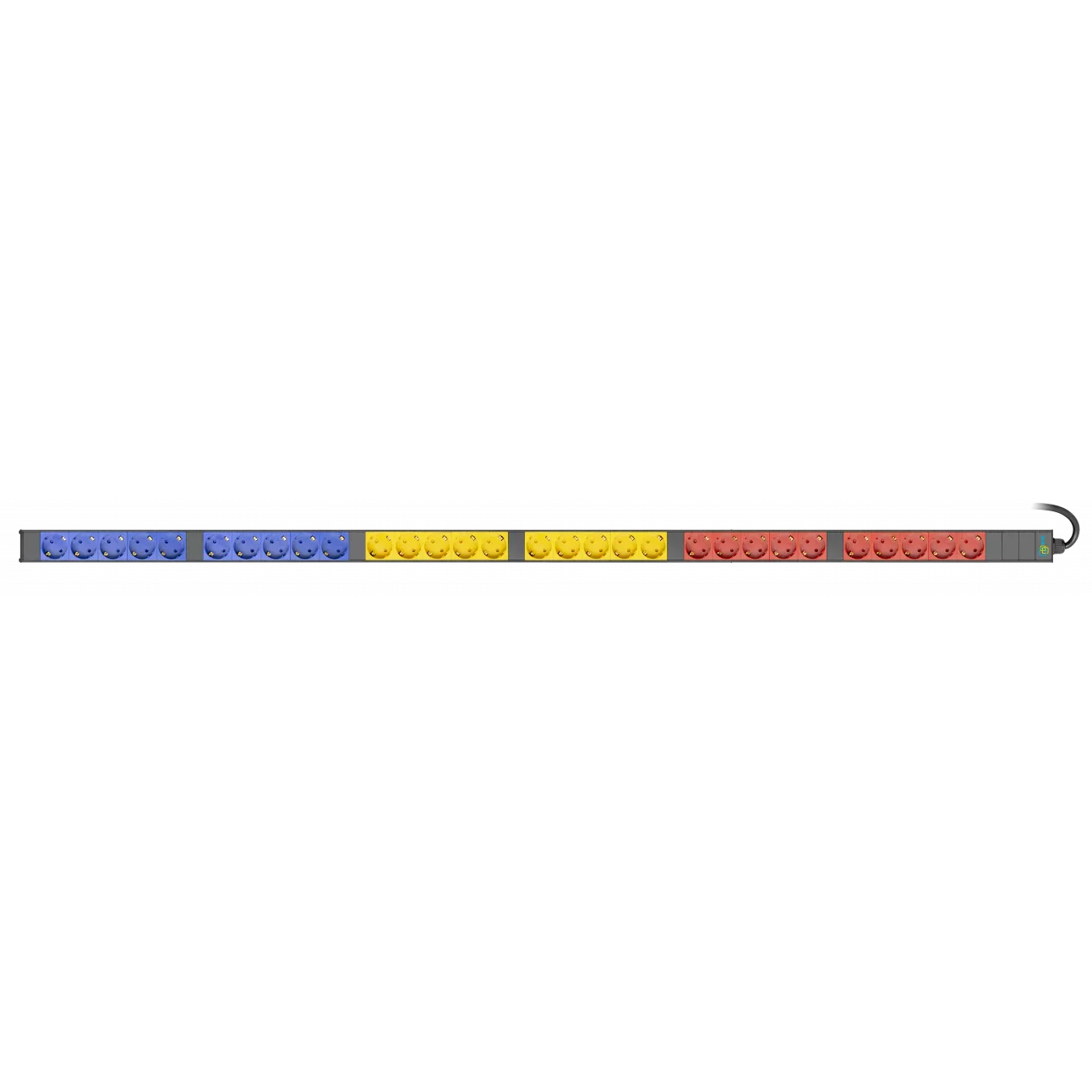 Блок розеток PDU SNR SNR-PDU-30S-16L3 кол-во розеток30 30xЕвро 16А черный кабель питания 3 м SNR-PDU-30S-16L3 16600₽