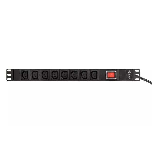 

Блок розеток (PDU) SNR SNR-PDU-08A-1, 1U, кол-во розеток:8 (8xC13), 10А, черный, кабель питания 1.8 м (SNR-PDU-08A-1), SNR-PDU-08A-1