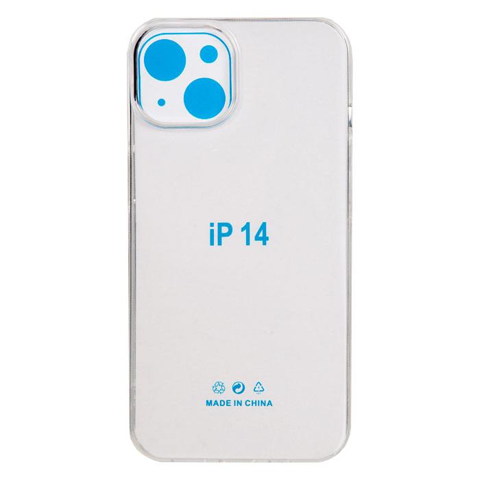 

Чехол Clear Case для смартфона Apple iPhone 14, силикон, прозрачный (271726)