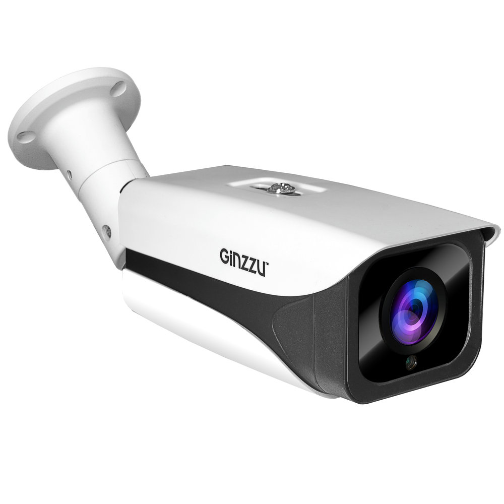 

IP-камера Ginzzu HIB-4V02A 2.8мм - 12мм, уличная, корпусная, 4Мпикс, CMOS, до 2560x1440, до 25кадров/с, ИК подсветка 50м, POE, -30 °C/+55 °C, белый (17850), HIB-4V02A