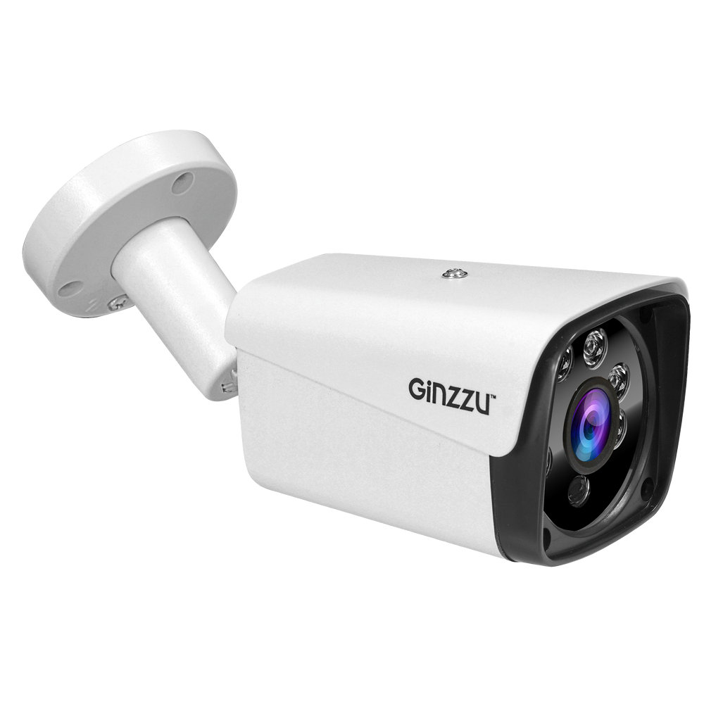 

IP-камера Ginzzu HIB-4301A 3.6мм, уличная, корпусная, 4Мпикс, CMOS, до 2560x1440, до 25кадров/с, ИК подсветка 30м, -30 °C/+55 °C, белый (17848), HIB-4301A