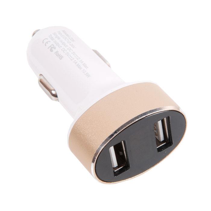 

Автомобильное зарядное устройство Hoco z26, 2xUSB, 2.1А, белый (648470), z26