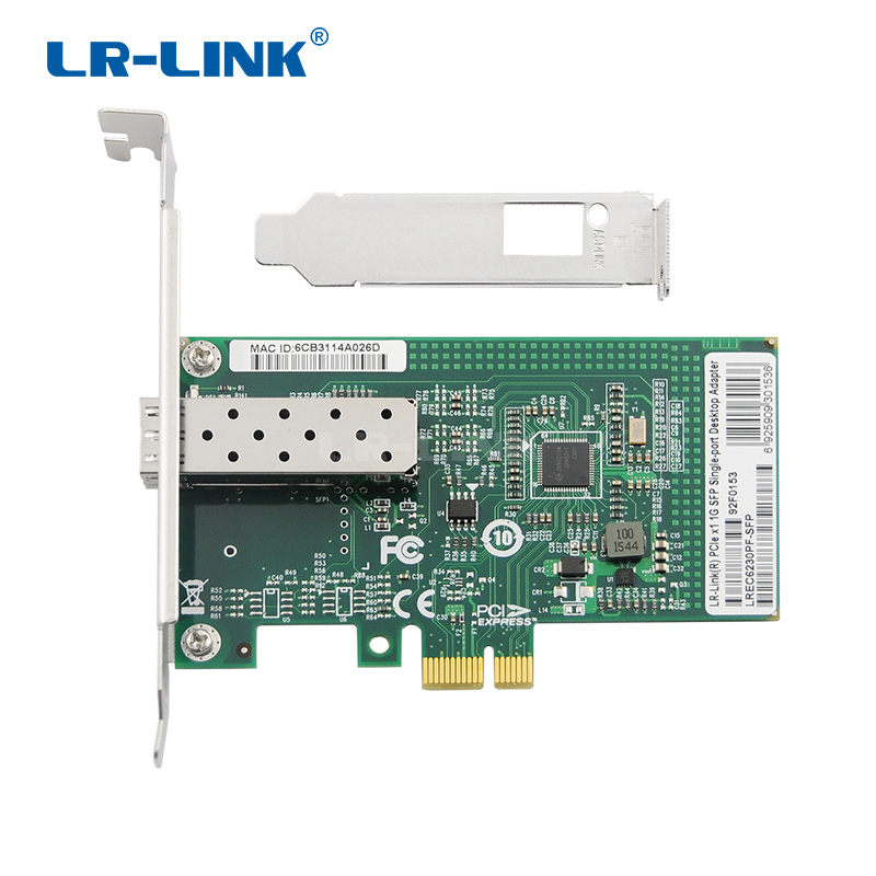 

Сетевая карта LR-Link LREC6230PF-SFP, 1xSFP, 1 Гб/с, PCI-E, Retail (LREC6230PF-SFP), LREC6230PF-SFP
