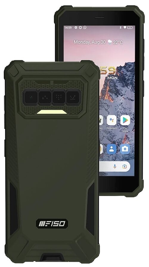 

Смартфон IIIF150 H2022, 5.5" 720x1440 IPS, MediaTek Helio G25, 4Gb RAM, 32Gb, 3G/4G, NFC, Wi-Fi, BT, Cam, 2-Sim, 4800 мА⋅ч, Micro-USB, Android Android 11, зеленый, ударопрочный корпус, H2022