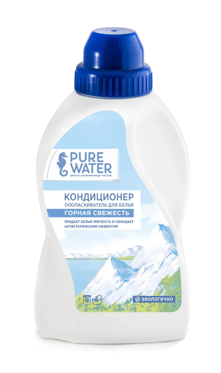 

Кондиционер для белья Pure Water Горная свежесть, 480мл, Горная свежесть