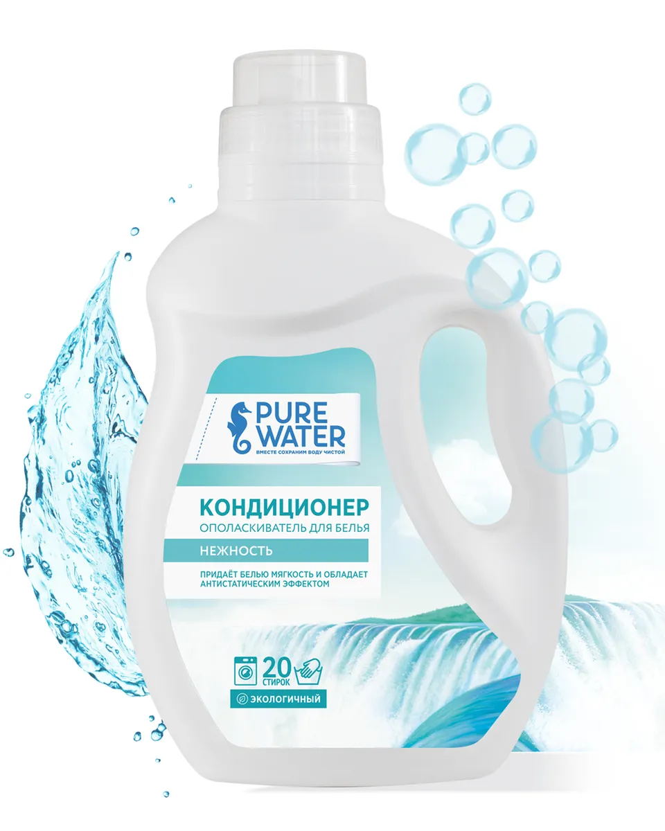 

Кондиционер для белья Pure Water Нежность, 1л, Нежность