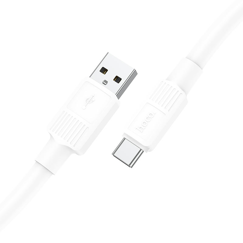 

Кабель USB-USB Type-C, 3A, 1м, белый HOCO Solid X84 (6931474771018), X84