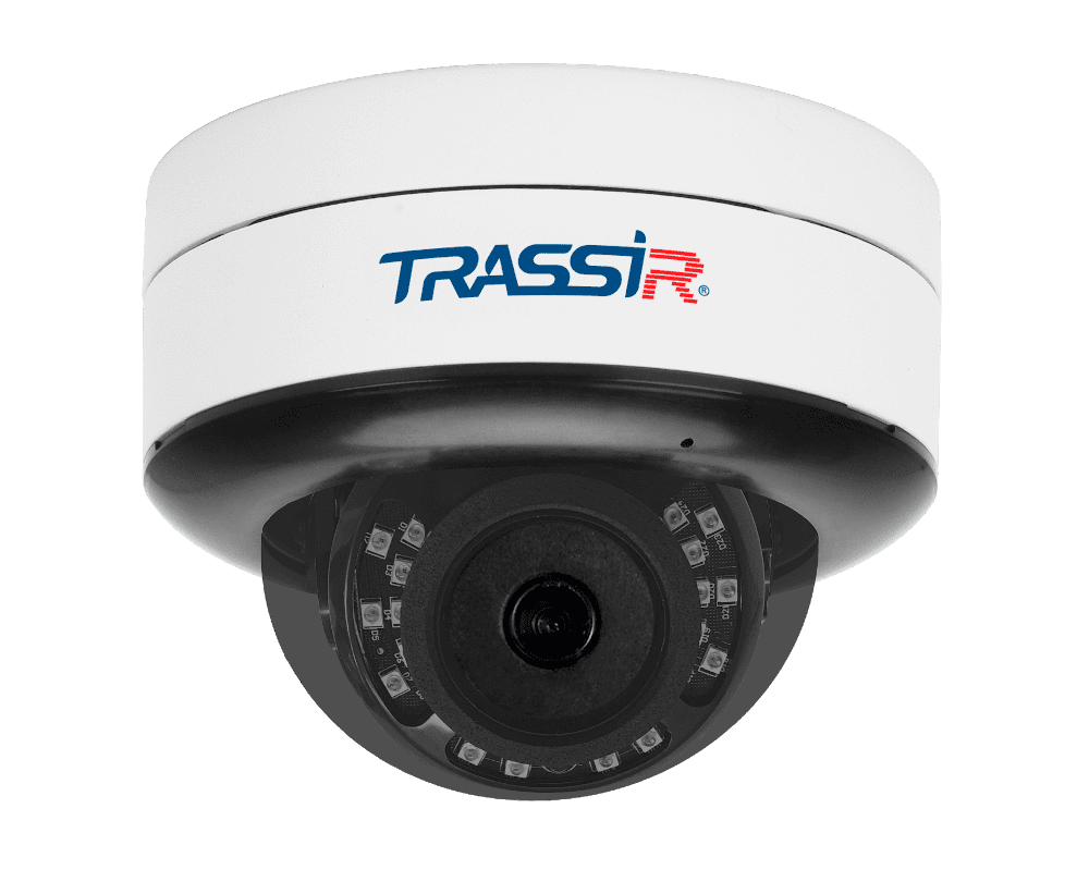 

IP-камера Trassir Trend TR-D3151IR2 2.8мм, уличная, купольная, 5Мпикс, CMOS, до 2592x1944, до 15кадров/с, ИК подсветка 25м, POE, -40 °C/+60 °C, белый (TR-D3151IR2-2.8), TR-D3151IR2