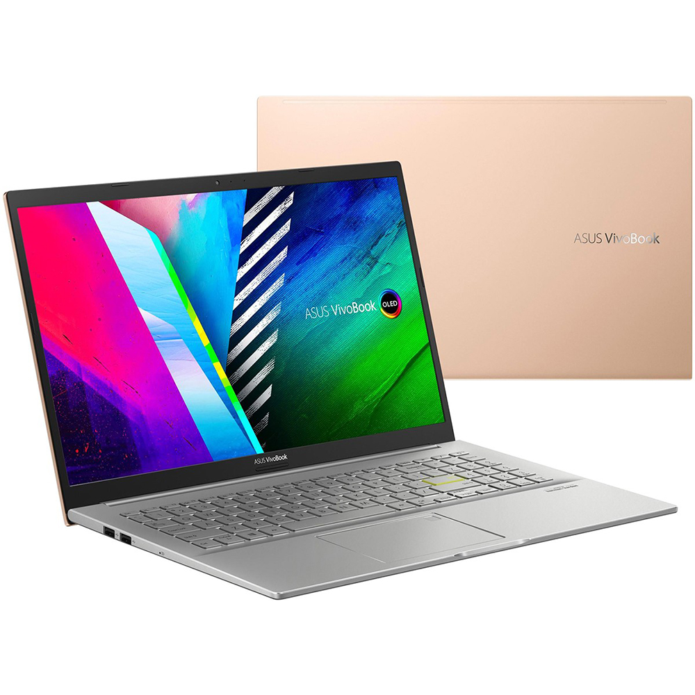 

Ноутбук ASUS VivoBook 15 K513EA-L13048W 15.6" OLED 1920x1080, Intel Core i5 1135G7 2.4GHz, 16Gb RAM, 512Gb SSD, W11, золотистый (90NB0SG3-M00JE0), K513EA-L13048W