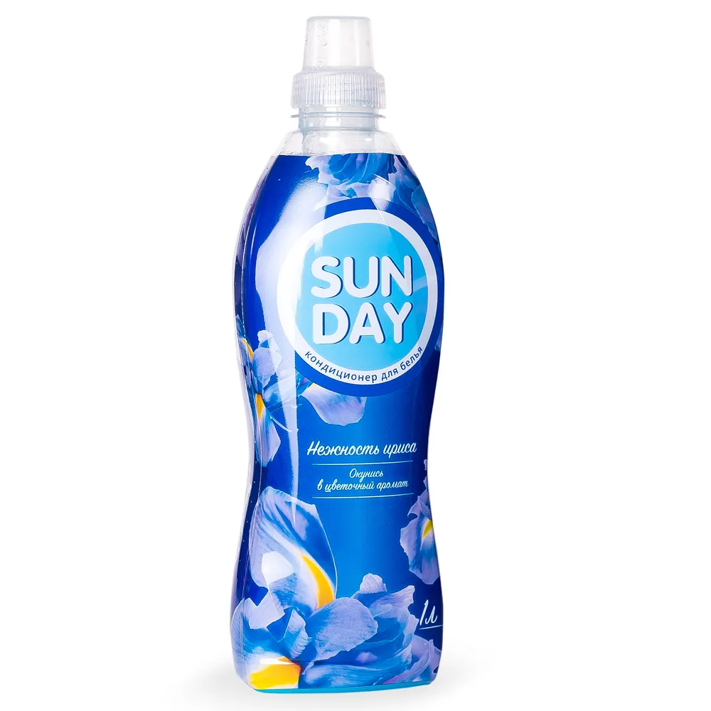 

Кондиционер для белья Sunday Нежность ириса, 1л, Нежность ириса