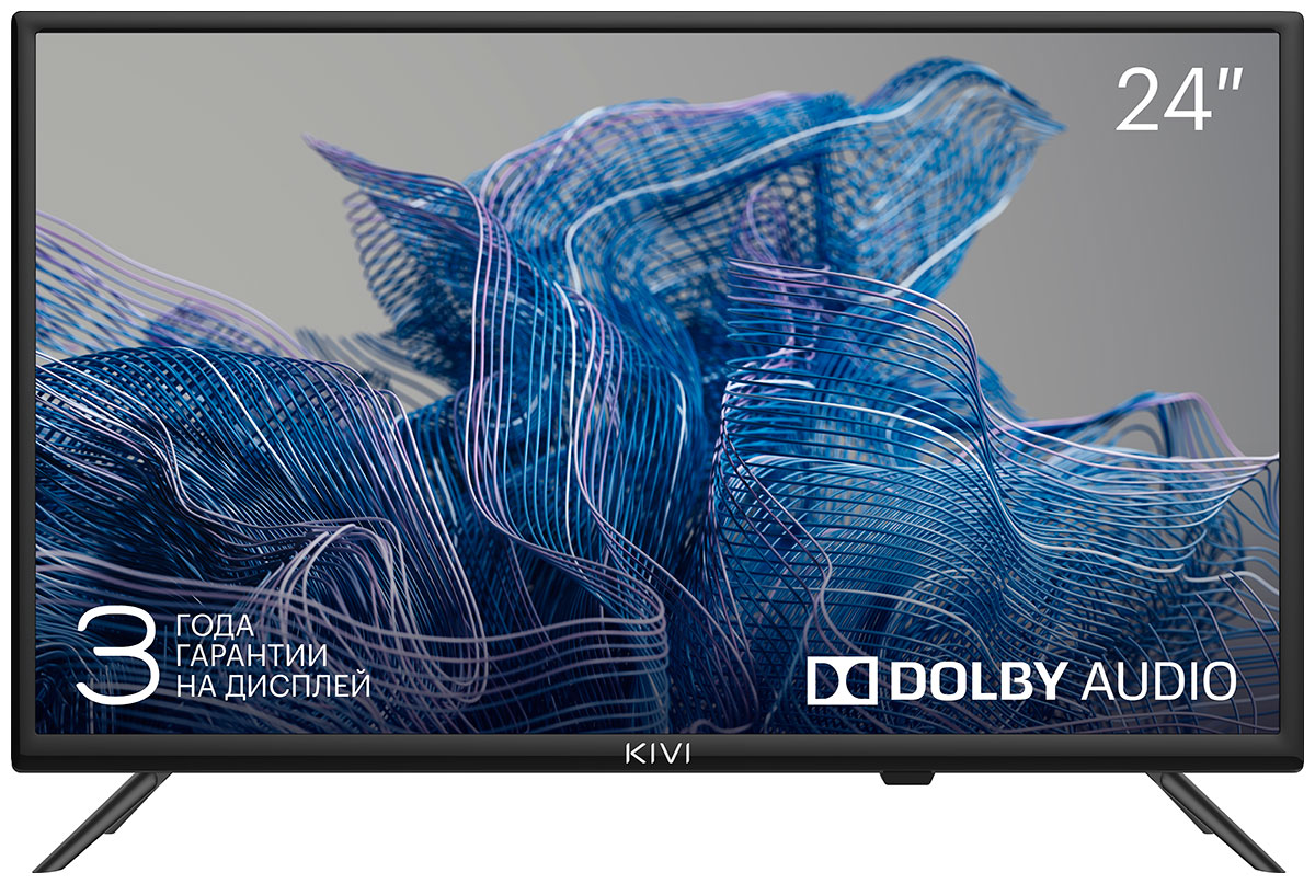 

Телевизор 24" Kivi 24H550NB, 1366x768, HDMIx1, USBx1, черный (KIV-24H550NB), 24H550NB