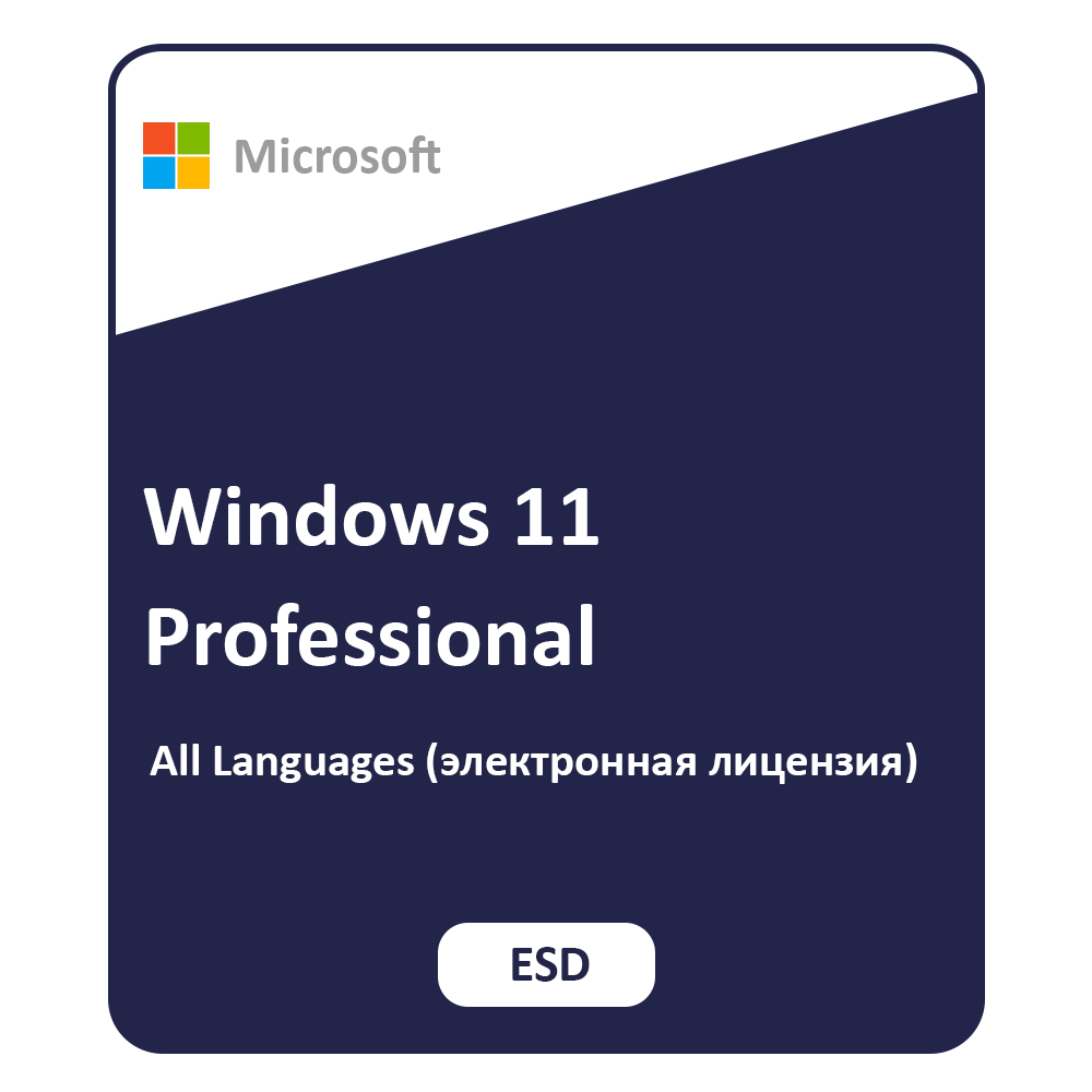 Операционная система Microsoft Windows 11 Pro 64 bit All Language, 1133292  купить по цене 30000 руб в Барнауле в интернет-магазине e2e4