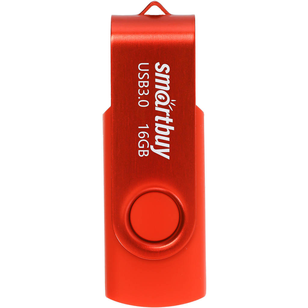 

Флешка 16Gb USB 3.0 SmartBuy Twist SB016GB3TWR, красный (SB016GB3TWR), SB016GB3TWR