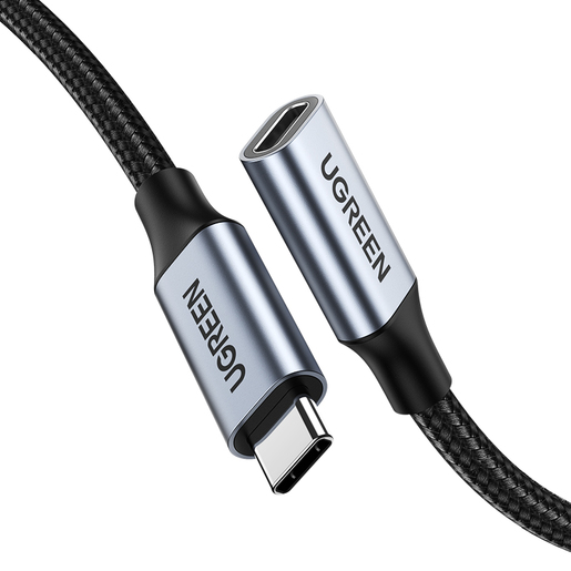 

Кабель USB Type-C-USB Type-C, экранированный, 5A быстрая зарядка, 50см, черный UGREEN US372 (80810), US372