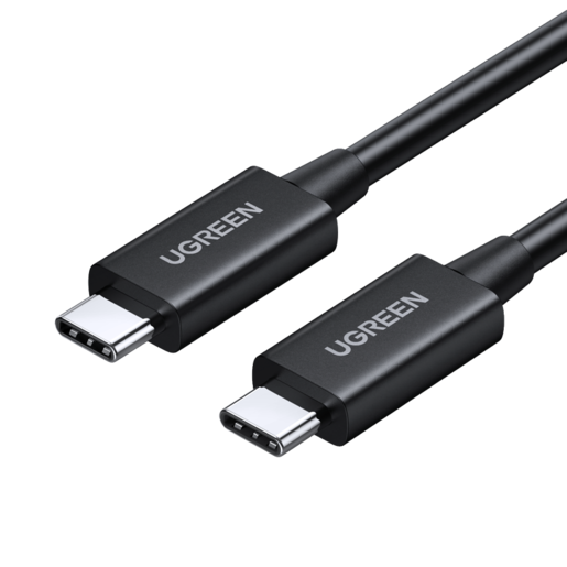 

Кабель USB Type-C-USB Type-C, экранированный, 5A быстрая зарядка, 80см, черный UGREEN US507 (30691), US507