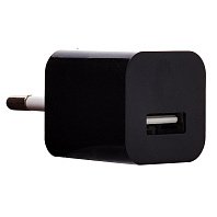 

Сетевое зарядное устройство NoName TAU17, USB, черный (17086), TAU17