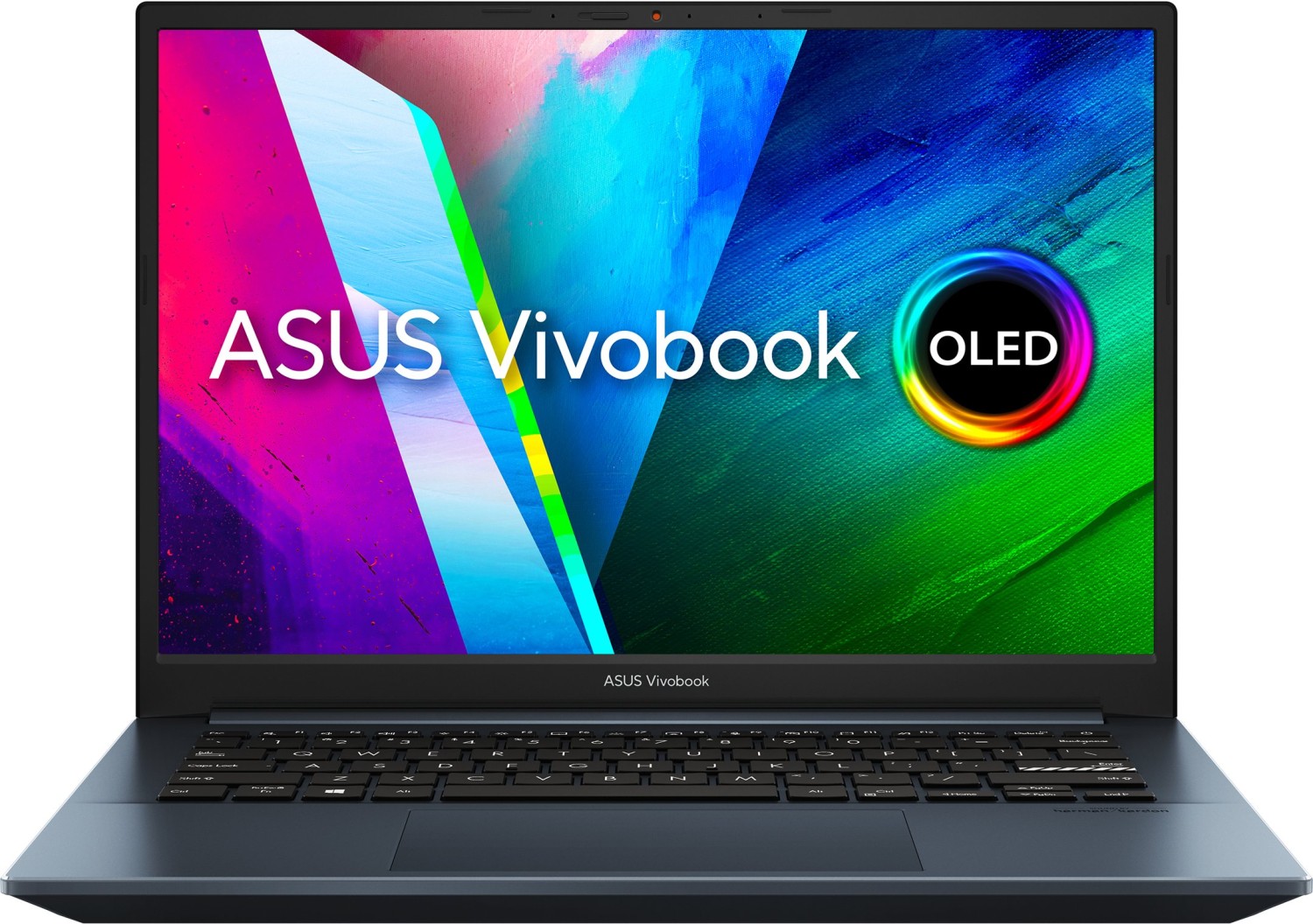 

Ноутбук ASUS VivoBook Pro 14 M3401QA-KM045W 14" OLED 2880x1800, AMD Ryzen 5 5600H 3.3 ГГц, 8Gb RAM, 512Gb SSD, W11, синий (90NB0VZ2-M001C0), M3401QA-KM045W