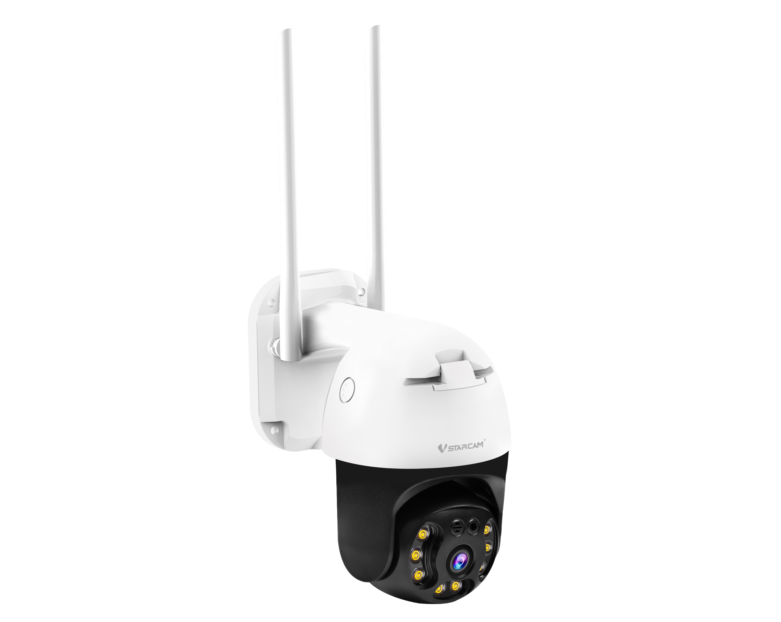 

IP-камера VStarcam C8864 3.6мм, уличная, купольная, 2Мпикс, CMOS, до 1920x1080, до 25кадров/с, ИК подсветка 15м, WiFi, -35 °C/+50 °C, белый/черный (00-00012934), C8864