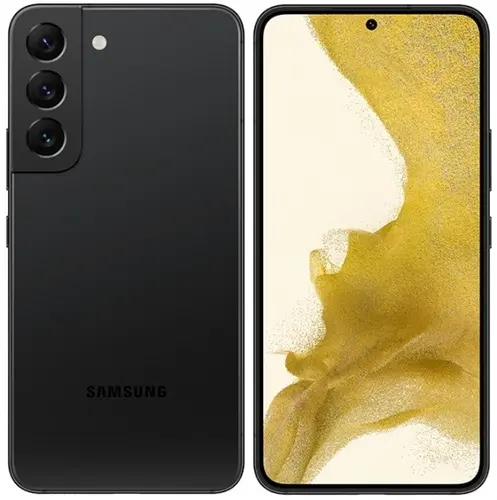 

Смартфон Samsung Galaxy S22, 6.1" 1080x2340 Dynamic AMOLED 2X, Qualcomm Snapdragon 8 Gen1, 8Gb RAM, 128Gb, 3G/4G/5G, NFC, Wi-Fi, BT, 3xCam, 2-Sim, 3700mAh, USB Type-C, Android, черный (SM-S901EZKDMEC), Galaxy S22