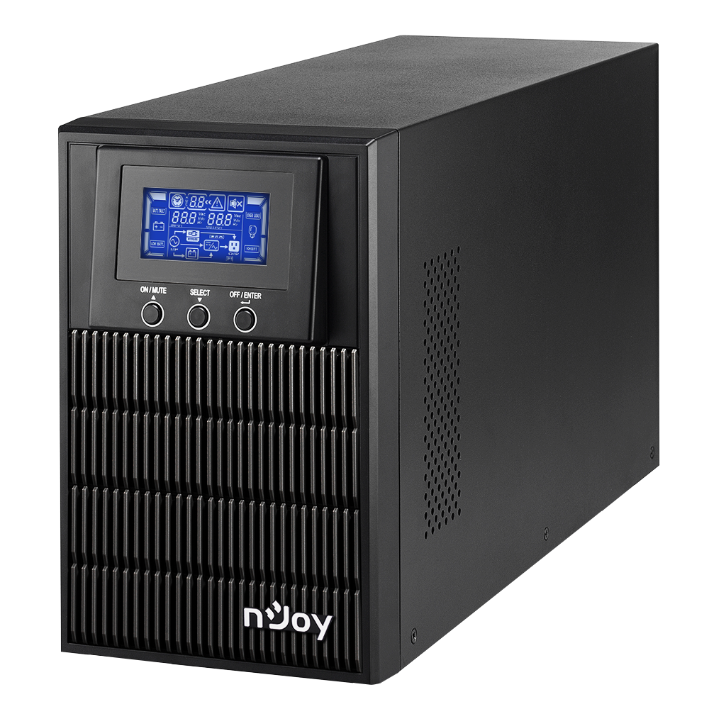 

ИБП nJoy Aten Pro 2000 Schuko On-line, 2000 В·А, 1.8 кВт, EURO, розеток - 3, USB, черный (PWUP-OL200AP-AZ01B), 2000 Schuko On-line