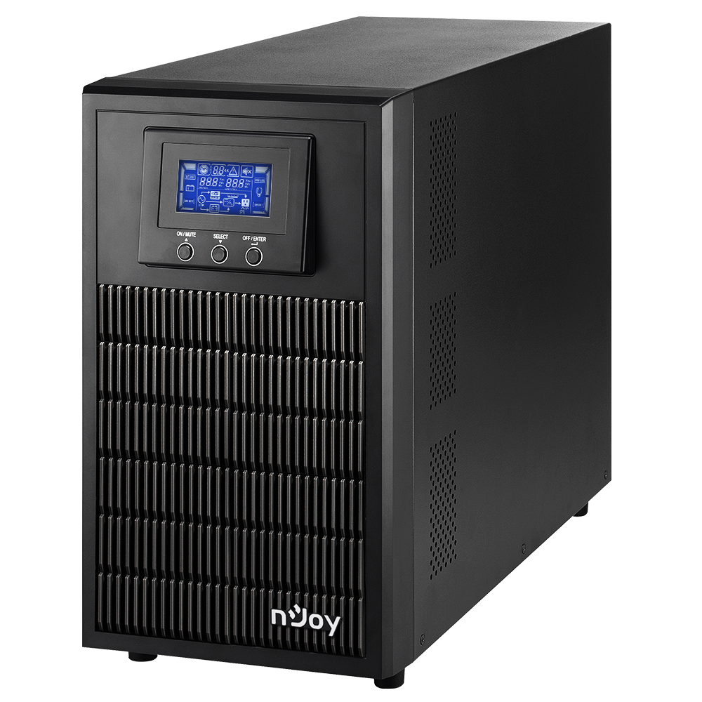 ИБП nJoy Aten Pro 3000 Schuko On-line, 3000 В·А, 2.7 кВт, EURO, розеток - 4, USB, черный (PWUP-OL300AP-AZ01B)