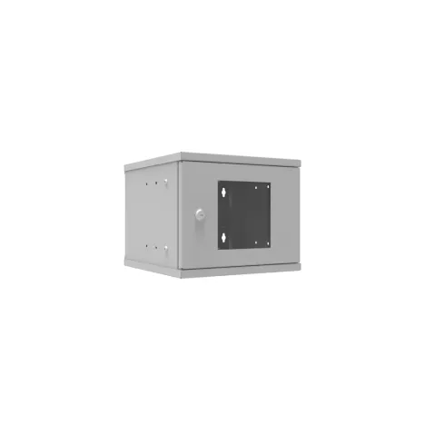 Шкаф телекоммуникационный настенный 4U 294x300, стекло/металл, серый, SNR Lite SNR-TWS-4-GL (SNR-TWS-4-GL) - фото 1