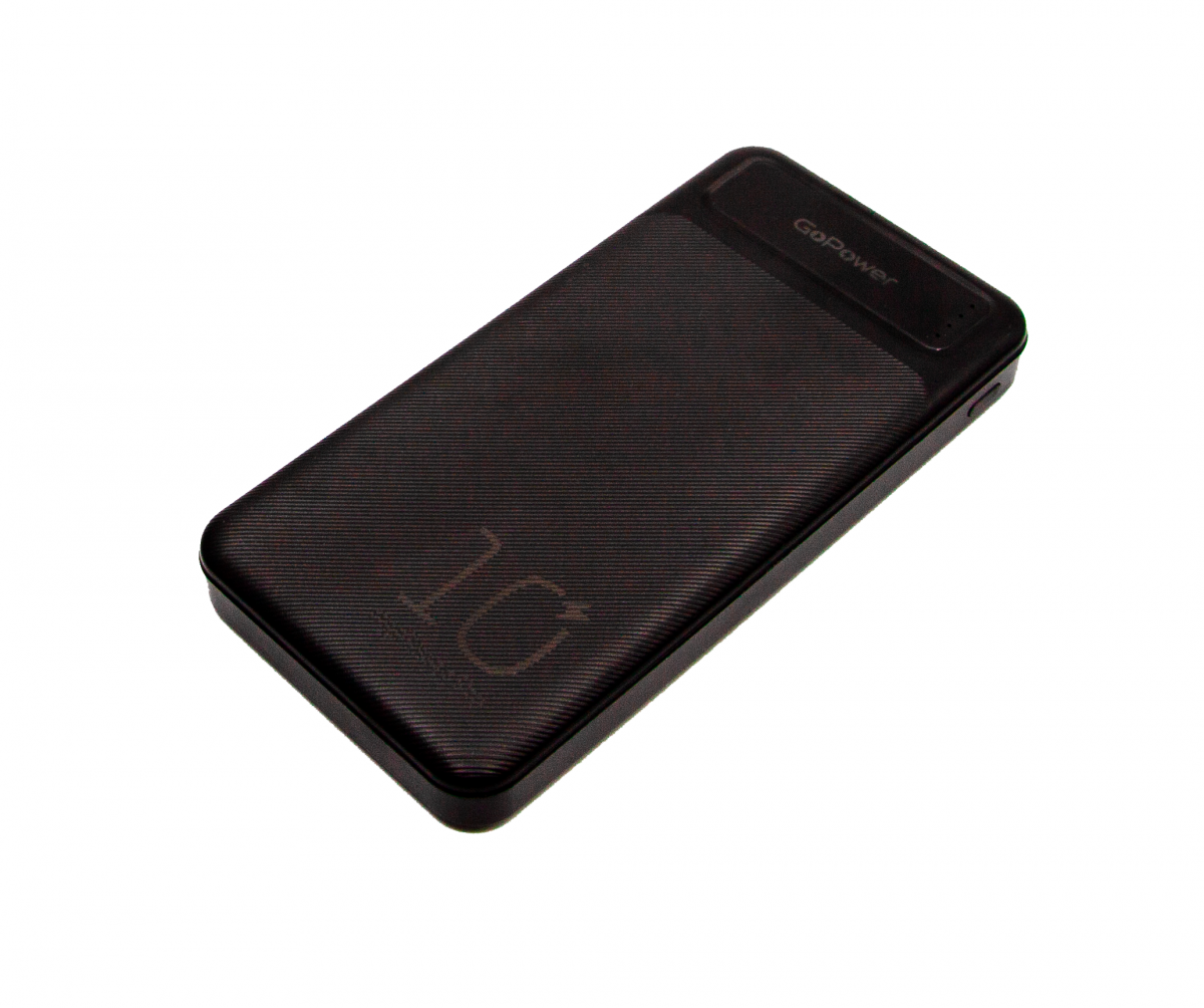 

Портативный аккумулятор (Powerbank) GoPower myPower Pro, 10000mAh, 2xUSB, 2.1A, черный (00-00022006), myPower Pro