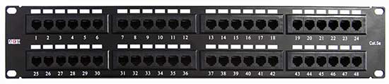 Патч панель utp 48 портов 5е. Патч-панель mdx mdx-ppr-utp5е-48-2u. патч панель rj45. 48 портов 1 юнит. mdx-ppr-utp5е-48-2u размер.
