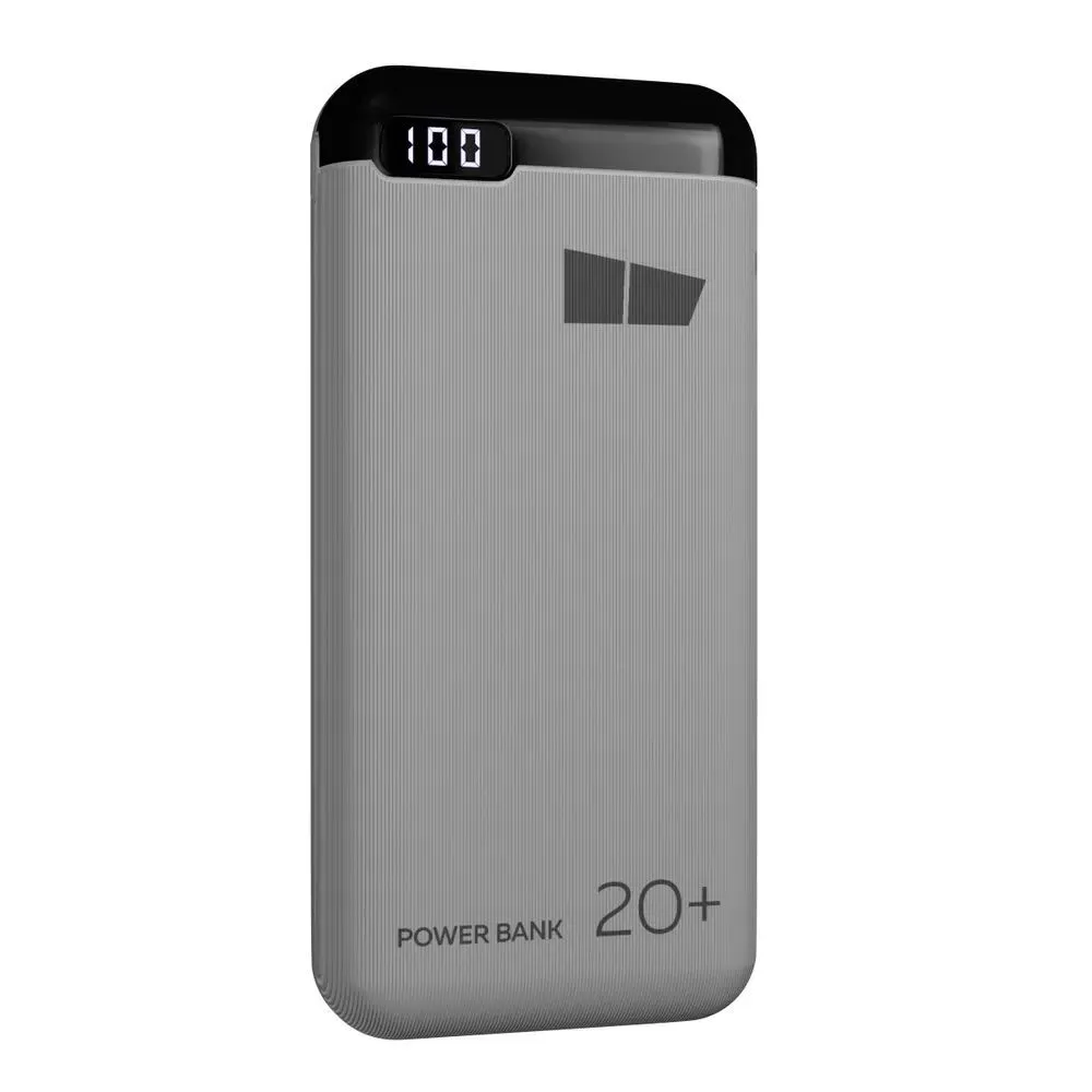 

Портативный аккумулятор (Powerbank) More Choice PB32S-20, 20000mAh, 2xUSB, QC, PD, белый (PB32S-20W), PB32S-20